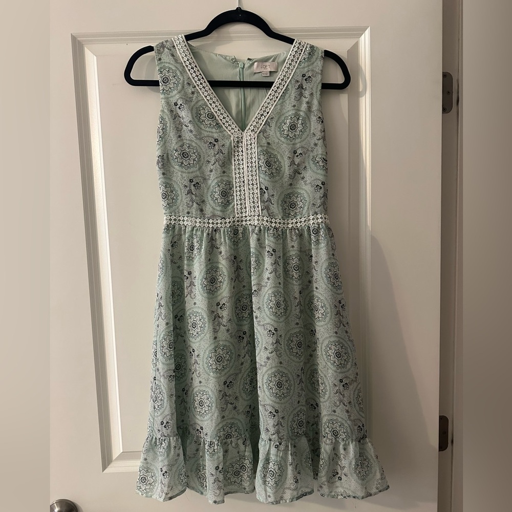 Loft Paisley Print Dress